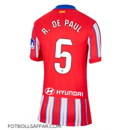 Atletico Madrid Rodrigo De Paul #5 Hemmatröja Dam 2024-25 Kortärmad